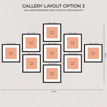 Load image into Gallery viewer, Gallery Wall - Signature Collection Grid Gallery | 9 Frame Set