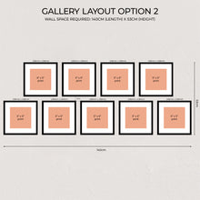 Load image into Gallery viewer, Gallery Wall - Signature Collection Grid Gallery | 9 Frame Set

