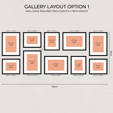 Load image into Gallery viewer, Gallery Wall - Storyboard Collection | 10 Frame Set

